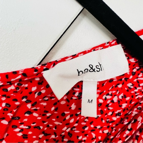 ba&sh Alio Rouge Jumpshort Romper Size Medium - Picture 5 of 9